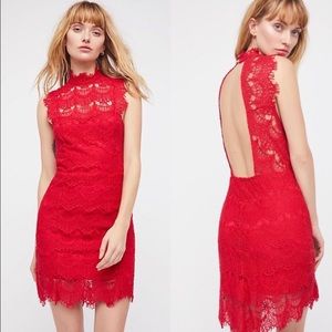 Free People Daydream  dress in Cherry